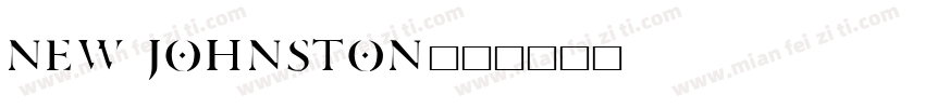 new johnston字体转换